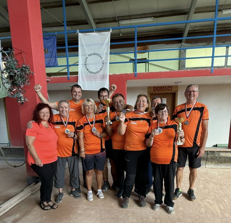 DRŽAVNO PRVENSTVO V BALINANJU EKIPNO V ŠKOFJI LOKI