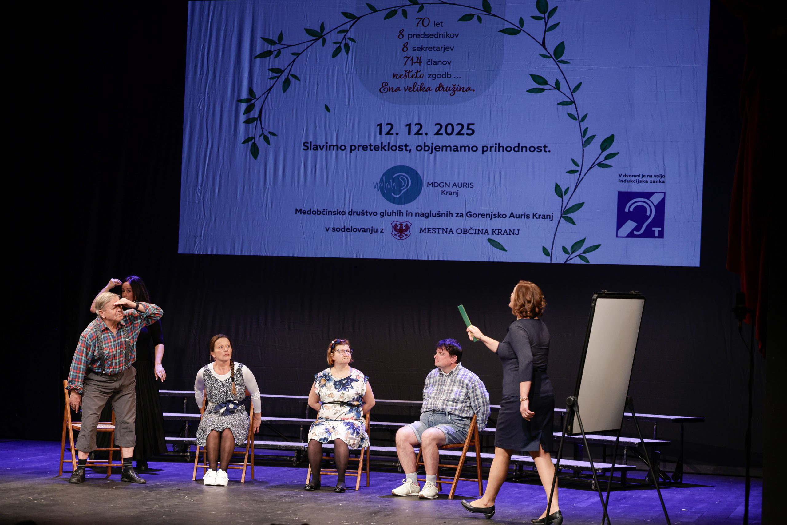 SLOVESNOST OB 70-LETNICI MDGN ZA GORENJSKO AURIS KRANJ